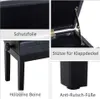 HOMCOM Klavierhocker Klavierbank Bank Schminkhocker Hocker Produktbild-Vorschau 13