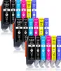 A collection of ink cartridges arranged in rows. Produktbild-Vorschau