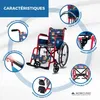 Kinderrollstühle feste Armlehnen und Fußstützen Mobiclinic, Produktbild-Vorschau 4