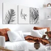 Muralo Leinwand Bilder Set 3 Bilder 30x40cm BLUME 3D Feder Produktbild-Vorschau 4