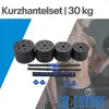 Lacestone 2in1 Hantelset 30 Kg Kurzhantel Langhantel Set Produktbild-Vorschau 2