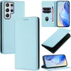 Litchi Leder Handyhülle für Samsung Galaxy S22 Ultra 5G Produktbild-Vorschau 1