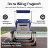 CASARIA® Sonnenliege Bari klappbar Wetterfest mit Dach Produktbild-Vorschau 7