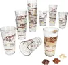 12 szklanek Candy do latte macchiato 380 ml z dekoracyjnym Podgląd zdjęcia produktu 1