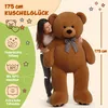 MONZANA® Teddybär L - XXXL 50-175cm Weiches Fell Schleife Produktbild-Vorschau 5