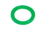A green ring-shaped gasket is shown on a white background. Produktbild-Vorschau