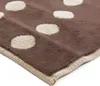 Tappeto moka taupe a pois con motivo a spirale 160x230 Anteprima dell’immagine prodotto 3