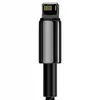 Baseus Tungsten Gold USB-A vers Lightning 2,4A, 2m - Noir Voir les images du produit 4