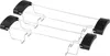 Two chrome toaster racks with black plastic ends, shown against a white background. Produktbild-Vorschau