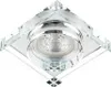Glass Deckenstrahler Einbaustrahler CRYSTAL GRANDE SILVER Produktbild-Vorschau 1