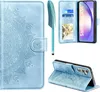 Samsung Galaxy A54 5G Hülle Wallet Cover Himmelblau EASDNB Produktbild-Vorschau 1
