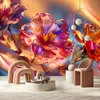 Vlies fototapete Glitzernde Glasblumen 250x175 cm Feeby Produktbild-Vorschau 2