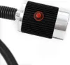 A close-up view of a machine lamp with a flexible hose and a red button. Produktbild-Vorschau