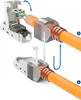 deleyCON 2x CAT 6a Werkzeugloser RJ45 Netzwerkstecker mit Produktbild-Vorschau 6