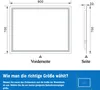 Badspigel mit Knopfschalter 90×70cm dimmbar Helligkeit Produktbild-Vorschau 9