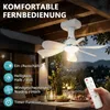 Solární stropní ventilátor s osvětlením, 13W solární panel Náhled obrázku produktu 6