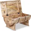 vidaXL Table basse en bois massif de manguier 88x50x40 cm Voir les images du produit 10