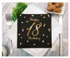 A table setting with a napkin for an 18th birthday. Anteprima dell’immagine prodotto