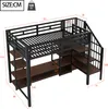 A diagram of a loft bed with dimensions indicated by numbers and lines. Produktbild-Vorschau