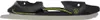 A side view of a black and green inline skate blade assembly. Produktbild-Vorschau
