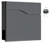 Cassetta postale di design Wiltec V19 antracite 370 x 102 x Anteprima dell’immagine prodotto 8