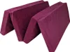 A folded purple mattress shown from a diagonal angle against a white background. Produktbild-Vorschau