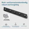 doporro Garderobenleiste mit 5 Haken, Wandgarderobe mit Produktbild-Vorschau 5