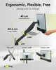 Single-Monitor-Wandhalterung mit mechanischer Feder Produktbild-Vorschau 4