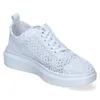 Mustang Damen Sneaker Court Makramee Blumen Netzstruktur Produktbild-Vorschau 17