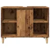 vidaXL Koupelnová skříňka vzhled starého dřeva 80x33x60 cm Náhled obrázku produktu 5