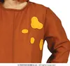 Close-up of a brown costume with yellow spots. Podgląd zdjęcia produktu