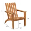 COSTWAY Adirondack Chaise de jardin Fauteuil de jardin en Voir les images du produit 3