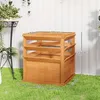 Outsunny Hochbeet Pflanzkasten mit Rankgitter, Spalier Produktbild-Vorschau 3