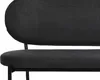 byLIVING Bank JERSEY / Webstoff dunkelgrau / Gestell Metall Produktbild-Vorschau 11
