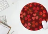 MuchoWow® Mauspad Mousepad Muster - Klee - Rot 40x40 cm - Produktbild-Vorschau 6