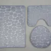 Lot de 3 tapis de bain antidérapants, mousse à mémoire de Voir les images du produit 4