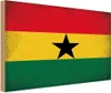 vianmo Holzschild 20x30 cm Ghana Vintage Flagge Fahne Produktbild-Vorschau 1