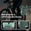 Wiltec brašna na nosič mátově zelená, batoh na kolo s Náhled obrázku produktu 8