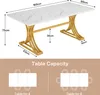Tribesigns Esstisch für 4 bis 6 Personen, 160 x 80 x 75cm Produktbild-Vorschau 7