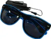 Leuchtende Brille LED-Gadget Party lustige blaue Rahmen St. Produktbild-Vorschau 8