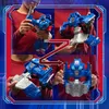 A collage showing a child transforming a Transformers toy from a robot into a mask. Anteprima dell’immagine prodotto