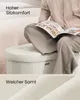 SONGMICS Sitzbank mit Stauraum, Aufbewahrungsbox, faltbare Produktbild-Vorschau 6