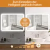 Badspiegel-mit-Beleuchtung 150x70cm - Badezimmerspiegel LED Produktbild-Vorschau 5
