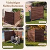 COSTWAY  2-tlg. Gartenzaun, Steckzaun 119x115,5cm(L x H), Produktbild-Vorschau 7