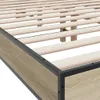 Bettgestell Sonoma-Eiche 120x200 cm Holzwerkstoff und Produktbild-Vorschau 7