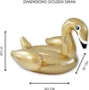 Cigno gonfiabile Swim Essentials XXL - Oro - Dreamscape Anteprima dell’immagine prodotto 2