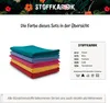 Bündchenstoff 5er Set Bunt2 Bio Schlauchware Bündchen Produktbild-Vorschau 3