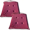 Zestaw 2 poduszek na krzesła 40x40x3 cm wygodne dekoracyjne Podgląd zdjęcia produktu 1
