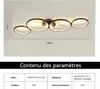 ZMH Plafonnier LED Salon Dimmable Lampe de salon 100cm 4 Voir les images du produit 5