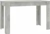 A plain studio shot of a gray table.